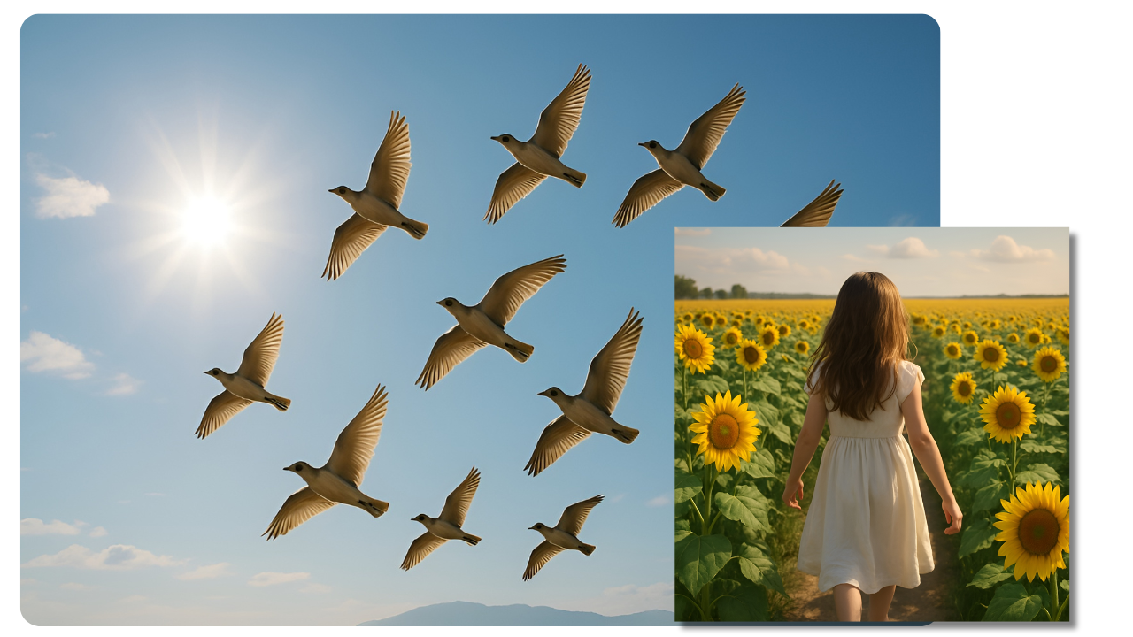 Realistic AI-generated visuals